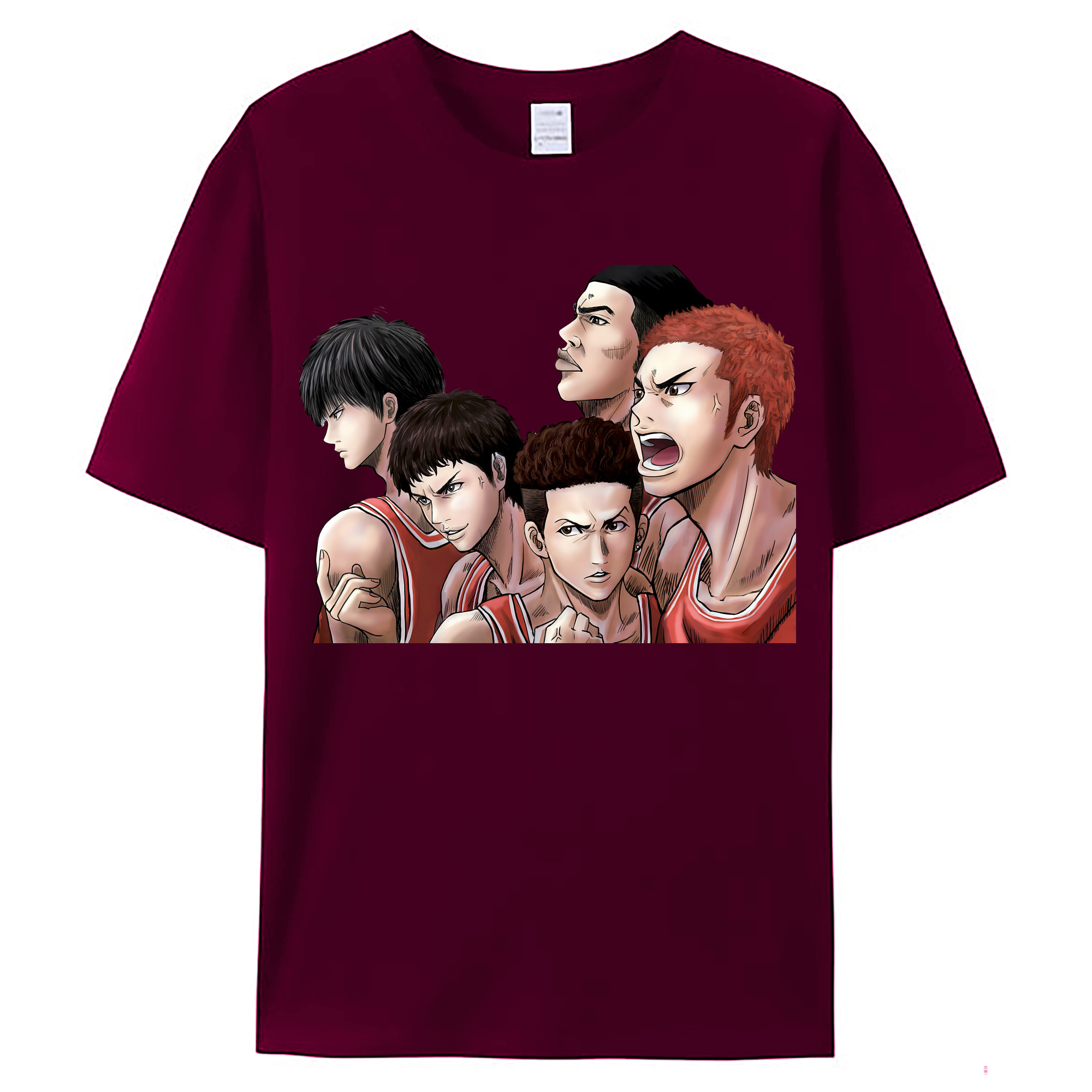 （画像用） SLAM DUNK／スラムダンク レディースカジュアルプリントTシャツ（綿100％）